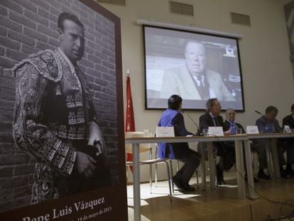 Homenaje al torero Pepe Luis V&aacute;zquez en el primer aniversario de su fallecimiento.