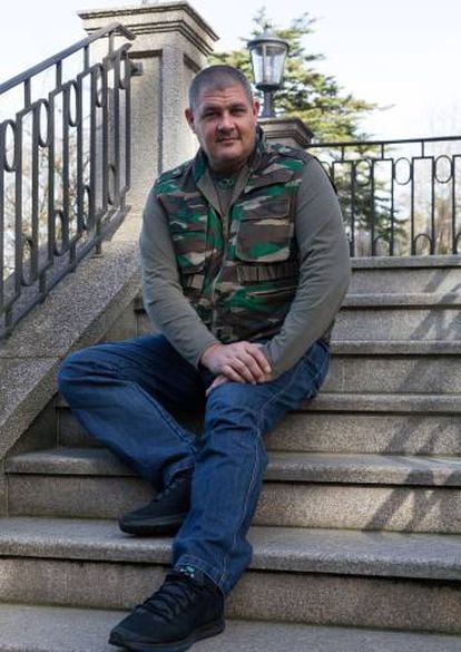 El escritor Adam Johnson, durante la entrevista en Berlín.