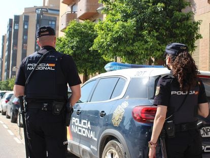 Agentes de policía en una imagen de archivo.