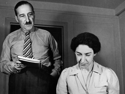 El escritor Stefan Zweig y su mujer, Lotte Altmann.