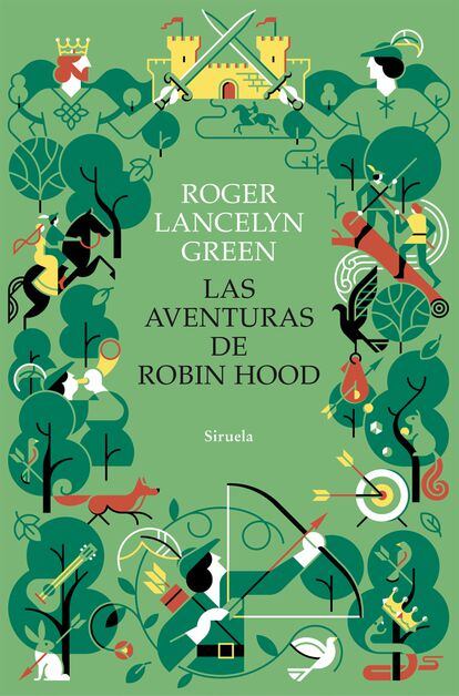 Portada de 'Las aventuras de Robin Hood', de Roger Lancelyn Green.