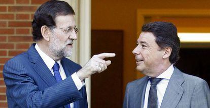 Mariano Rajoy e Ignacio Gonz&aacute;lez el pasado octubre en La Moncloa.