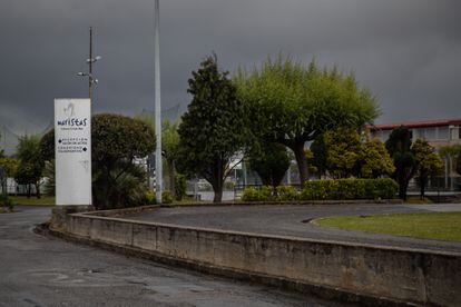 Otro espacio del colegio Cristo Rey de los maristas, en A Coruña.