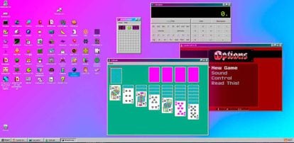 El aspecto del escritorio de Windows 93