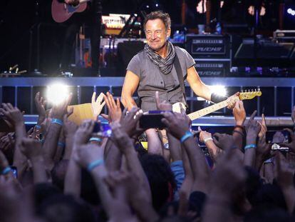Bruce Springsteen en el Bernabéu en 2016.