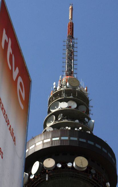 Vista de las instalaciones de RTVE en Torrespaña.