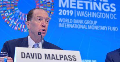 El presidente del Banco Mundial, David Malpass.