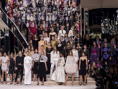 El desfile de Chanel Metiers d'Art celebrado el 4 de diciembre en París.