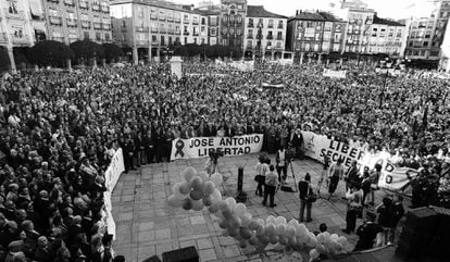 El 22 de mayo de 1996, Burgos albergó una gran manifestación de los funcionarios de prisiones de toda España para reclamar  la libertad del secuestrado.
