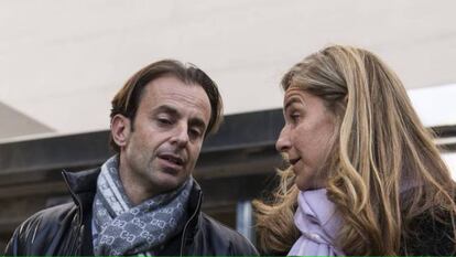 Arantxa Sanchez Vicario y Josep Santacana