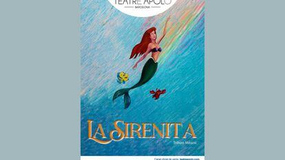 Cartel de 'La Sirenita, Tributo Musical', en junio en el Teatre Apolo de Barcelona