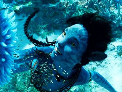 Imagen del mundo submarino de 'Avatar: el sentido del agua'