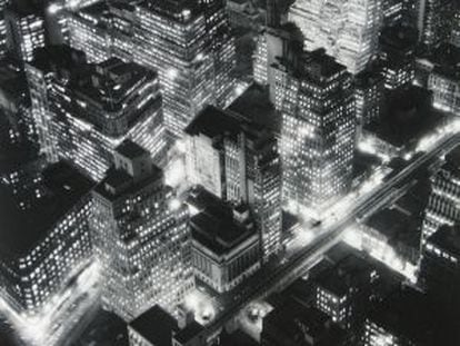 'Vista nocturna', Nueva York, 1932.