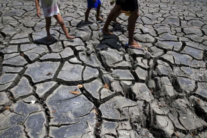 Sequía extrema en la provincia de Cavite, en Filipinas.