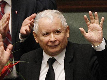 Jaroslaw Kaczynski, líder del partido Ley y Justicia. 