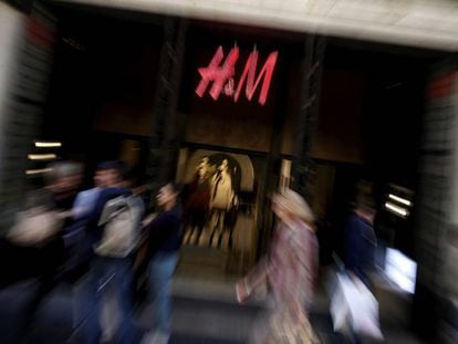 Tienda de H&M en la Gran Vía de Madrid.