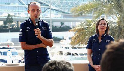 Robert Kubica, en el anuncio de su vuelta a la F1.
