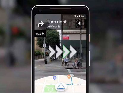 Google Maps estrena indicaciones mediante realidad aumentada