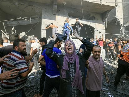 Las imágenes de la guerra entre Israel y Gaza, el 17 de octubre de 2023