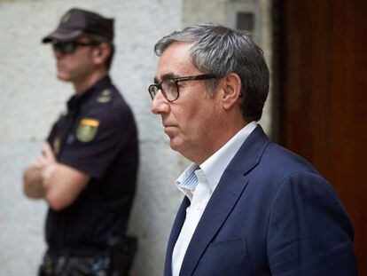 Diego Torres, a su salida de la Audiencia Provincial de Palma el pasado 13 de junio.