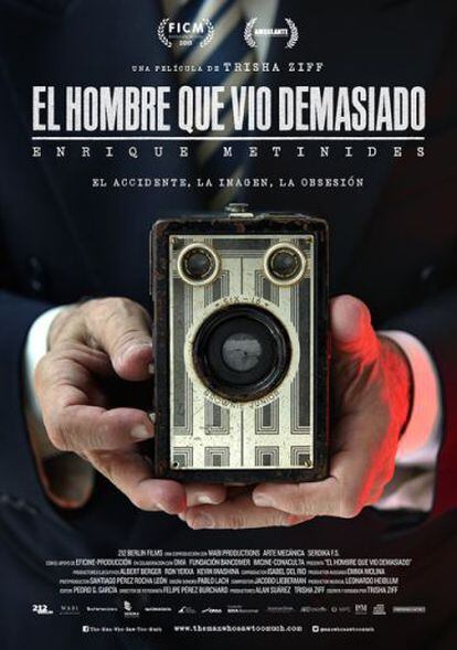 Poster de 'El hombre que vio demasiado'.