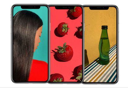 El iPhone X cuenta con una pantalla prácticamente sin bordes con más contraste y color que nunca