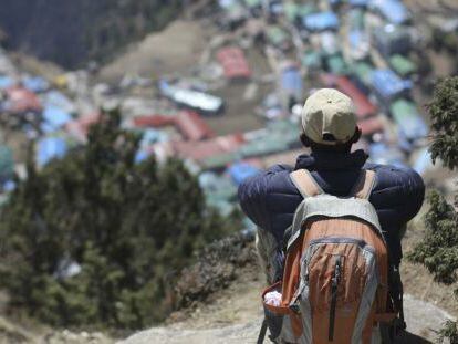 Imagen de archivo de Namche, localidad nepalí habitada principalmente por sherpas.