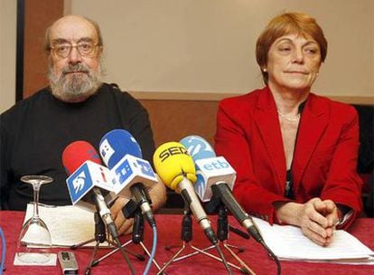 Alfonso Sastre y Doris Benegas, candidatos de Iniciativa Internacionalista, el pasado viernes.