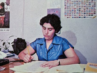 Ana Lorena Cartín Leiva, en el año en que se integró como directora de RNC, en 1979.