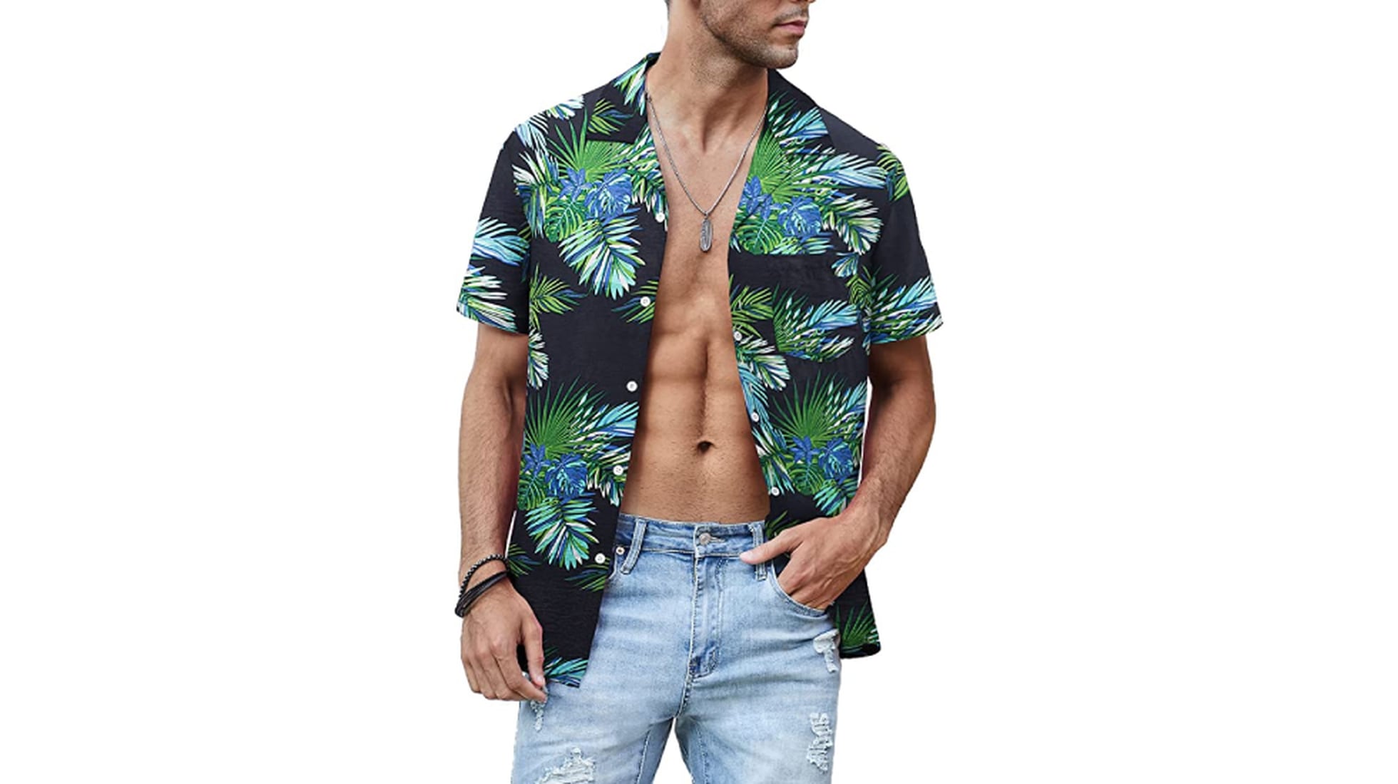 Camisas tipo best sale hawaianas hombre