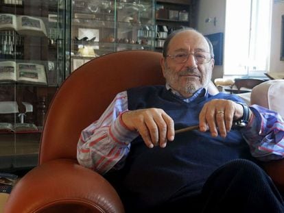 El escritor y fil&oacute;sofo italiano Umberto Eco.