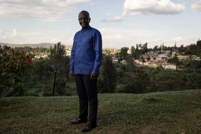 Kigali Basil Karimba, presidente de la Green City Kigali Company, fotografiado el 1 de junio en Kigali.