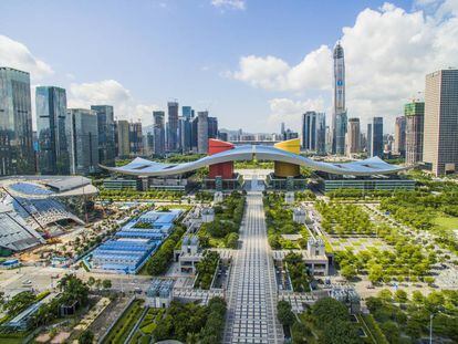 En 2050, el 70% de la población mundial se concentrará en las megaurbes. En la imagen, la ciudad China de Shenzhen.