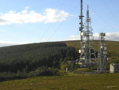 Torre de telecomunicaciones de Cellnex en Irlanda.