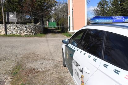 Un coche de la Guardia Civil, en la provincia de León.