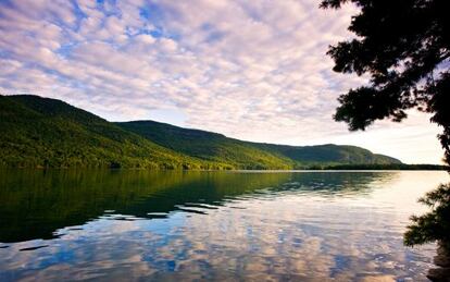 Panorámica del Lake George, en el Estado de Nueva York.