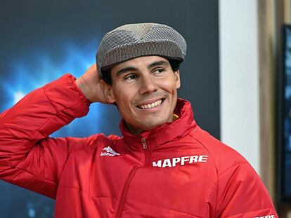 El tenista Rafa Nadal en un acto celebrado hace unas semanas en Madrid.