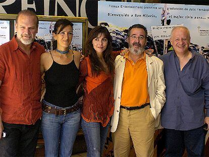 De izquierda a derecha, Lluís Homar, Laura Mañá, Ana Fernández, Ferran Rañé y Juan Echanove.