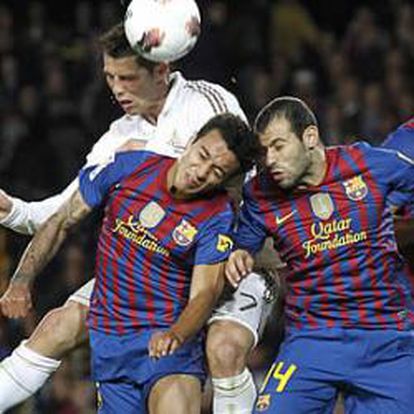 Momento de un partido entre el Real Madrid y el Barcelona