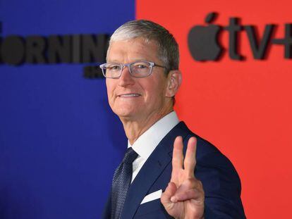 Tim Cook, consejero delegado de Apple, el pasado 28 de octubre en Nueva York. 