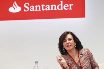 Ana Botin, presidenta del banco santander