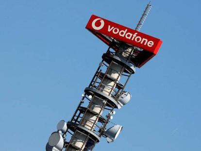 Antenas de Vodafone en Berl&iacute;n. 