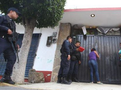 Madres de ni&ntilde;os v&iacute;ctimas de un &#039;secuestro virtual&#039; en Morelos (M&eacute;xico). 