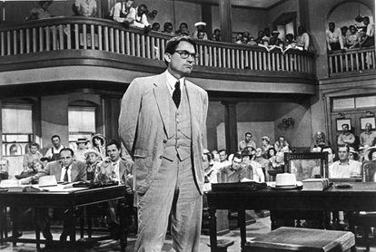 Escena de la pel&iacute;cula &#039;Matar a un Ruise&ntilde;or&#039;, basada en el libro de Harper Lee. 