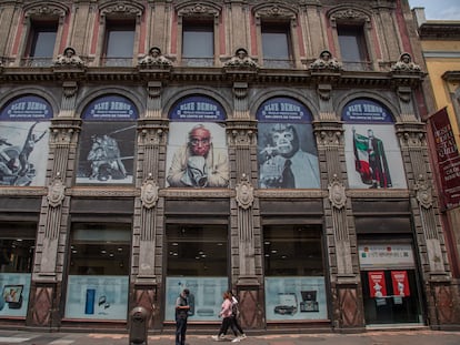 Fachada del Museo del Estanquillo, donde permanecen las cenizas de Carlos Monsiváis.