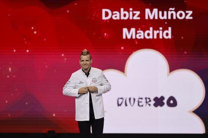 Dabiz Muñoz, que ha mantenido el galardón de las tres estrellas Michelin este año por su restaurante Diverxo.