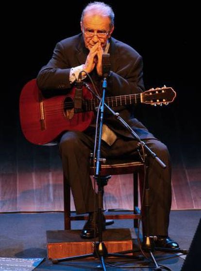 Gilberto, en un concierto en 2008 en Sao Paulo.