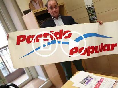 Fernando Martínez Vidal, diseñador del logotipo del PP.