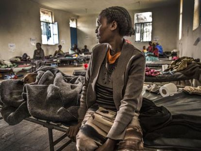 Mujeres atendidas en un hospital de Etiopía.