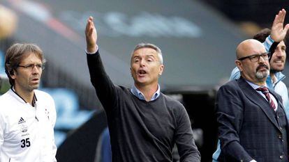 Fran Escribá, entrenador del Celta.